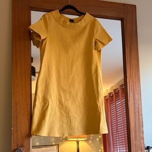 Yellow Short Sleeve Dress